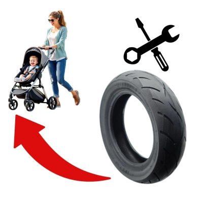 USŁUGA – Wymiana nietypowych opon i dętek w wózku VALCO - 10x2.0 INNOVA – profesjonalny serwis | wysyłkowo